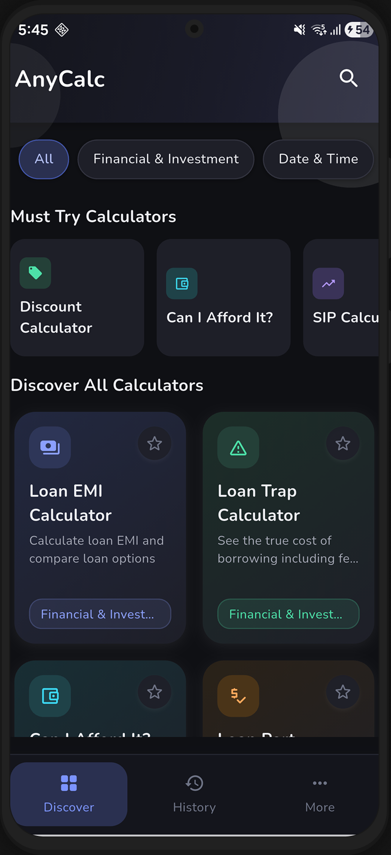 AnyCalc app preview
